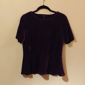 Peplum Short Sleeve Shirt